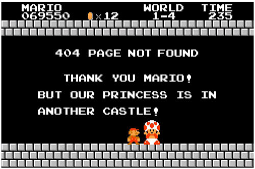 error page